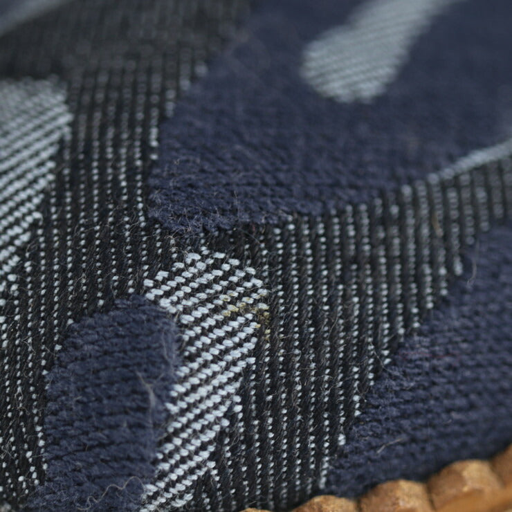 超美品 LOUIS VUITTON ルイ ヴィトン シューズ ブーツ - 表記サイズ 34 デニム ネイビー ハーフブーツ レオパード 豹柄 参考サイズ 21.5cm ビトン ベルト