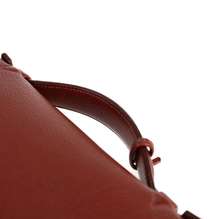 HERMES エルメス サックアデペッシュ 34 ビジネスバッグ - トゴ ブラウン系 シルバー金具 ブリーフケース 書類鞄 □D刻印