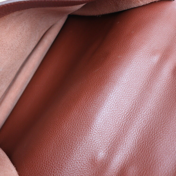 HERMES エルメス サックアデペッシュ 34 ビジネスバッグ - トゴ ブラウン系 シルバー金具 ブリーフケース 書類鞄 □D刻印