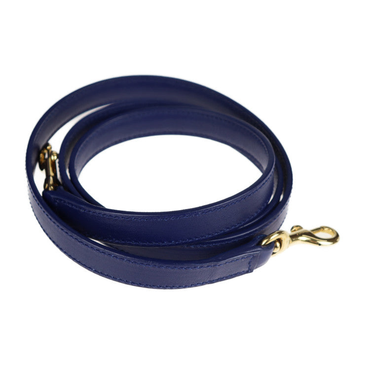 美品 SAINT LAURENT サンローラン サックドジュール ハンドバッグ 355153 レザー ブルー 2WAY ショルダー