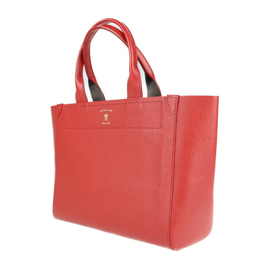 超美品 ADMJ エーディーエムジェイ ハンドバッグ トートバッグ ACS01052 レザー レッド ゴールド金具