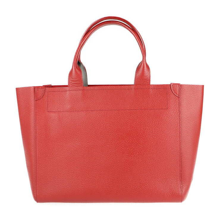 超美品 ADMJ エーディーエムジェイ ハンドバッグ トートバッグ ACS01052 レザー レッド ゴールド金具