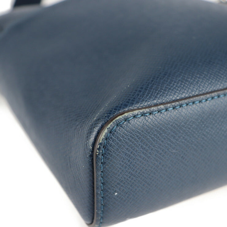 LOUIS VUITTON ルイ ヴィトン アントン ポシェット タイガ ショルダーバッグ M33430 レザー ブルーマリーヌ ビトン