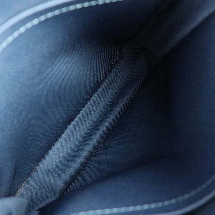 LOUIS VUITTON ルイ ヴィトン アントン ポシェット タイガ ショルダーバッグ M33430 レザー ブルーマリーヌ ビトン