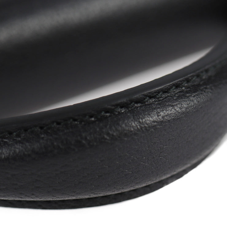 超美品 GUCCI グッチ キャットヘッド ビジネスバッグ 495655 レザー ブラック ゴールド金具 クラッチバッグ ハンドバッグ