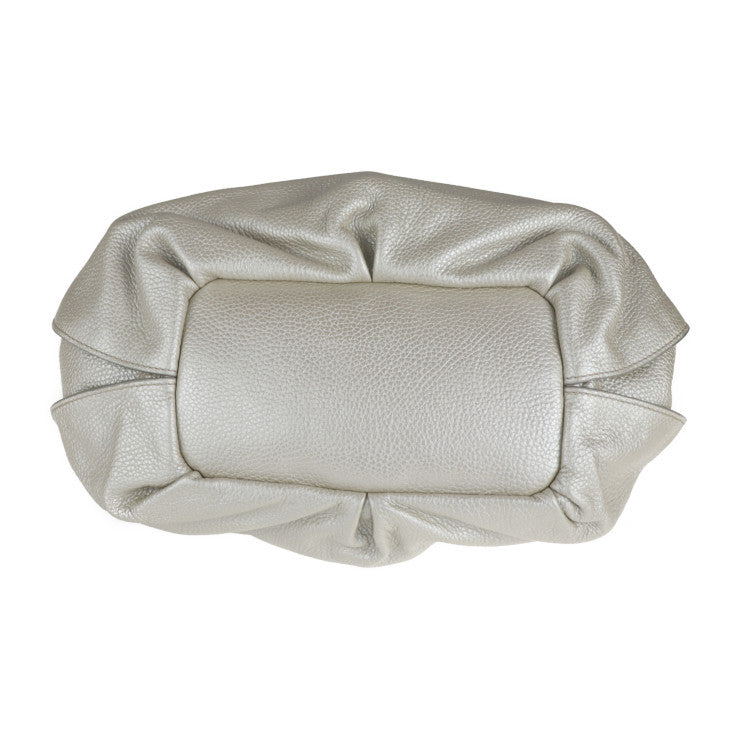 美品 CELINE セリーヌ ビタースウィート ハンドバッグ - レザー パール系 シャンパンゴールド シルバー金具 ショルダーバッグ