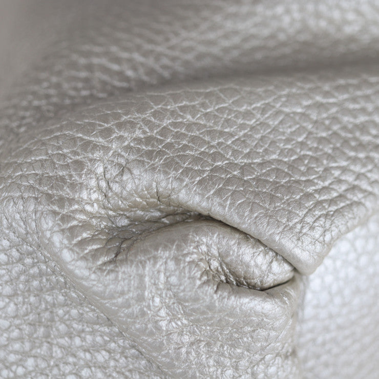 美品 CELINE セリーヌ ビタースウィート ハンドバッグ - レザー パール系 シャンパンゴールド シルバー金具 ショルダーバッグ