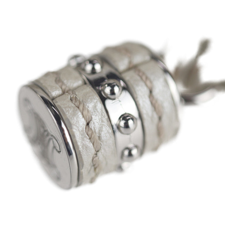 美品 CELINE セリーヌ ビタースウィート ハンドバッグ - レザー パール系 シャンパンゴールド シルバー金具 ショルダーバッグ