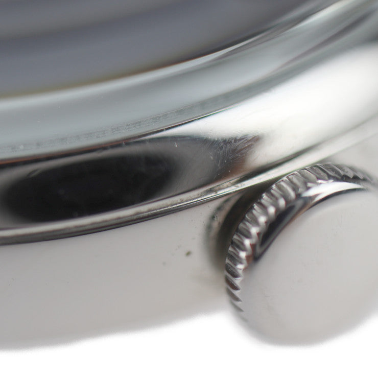 美品 LOCMAN ロックマン クォーツ 腕時計 腕時計 0251V02 ステンレススチール シルバー ブルー文字盤 2針