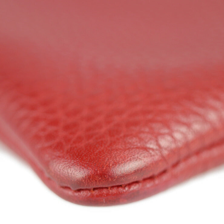 美品 GUCCI グッチ アニマリエ クラッチバッグ 453165 レザー レッド セカンドバッグ タイガー アングリーキャット