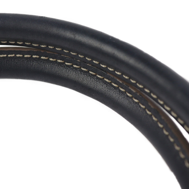 美品 TOD’S トッズ Gライン ハンドバッグ PVCコーティングキャンバス レザー ブラック シルバー金具 トートバッグ ショルダーバッグ