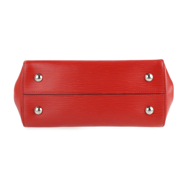 超美品 LOUIS VUITTON ルイ ヴィトン マルリーBB エピ ハンドバッグ M94619 エピレザー コクリコ レッド系 シルバー金具 2WAY ビトン レッド