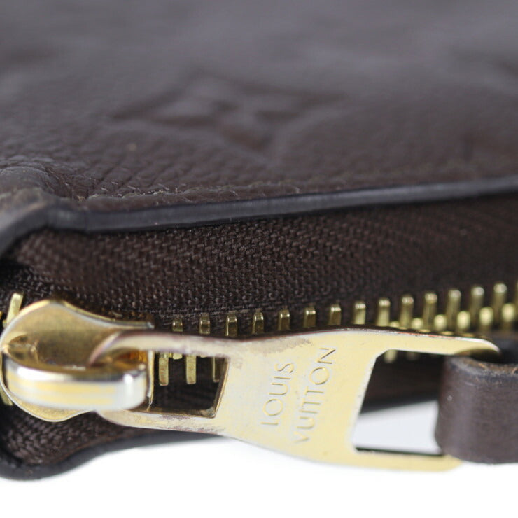 LOUIS VUITTON ルイ ヴィトン ジッピーウォレット モノグラムアンプラント 長財布 M60548 レザー テール ブラウン系 ゴールド金具 ラウンドファスナー ビトン