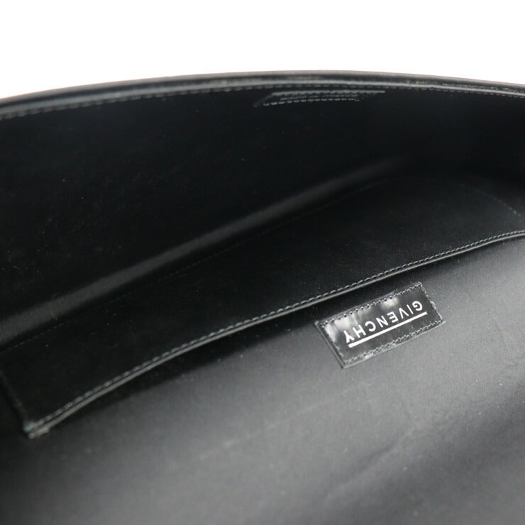 美品 GIVENCHY ジバンシィ ワンハンドルバッグ ハンドバッグ - プラスチック ファー ブラウン系 ブラック ミニバッグ コンパクトバッグ パーティバッグ