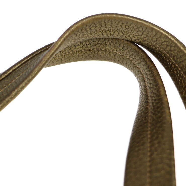 美品 CARTIER カルティエ ラドーニャ ショルダーバッグ L1000804 スウェード レザー ゴールド系 ゴールド金具 スエード チェーン