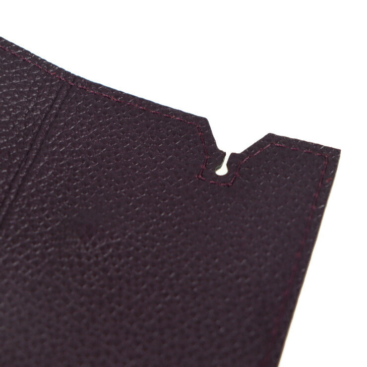 超美品 LOUIS VUITTON ルイ ヴィトン エテュイ エクテュール M61484 レザー ケッチュ パープル系 ゴールド金具 イヤホンケース ビトン