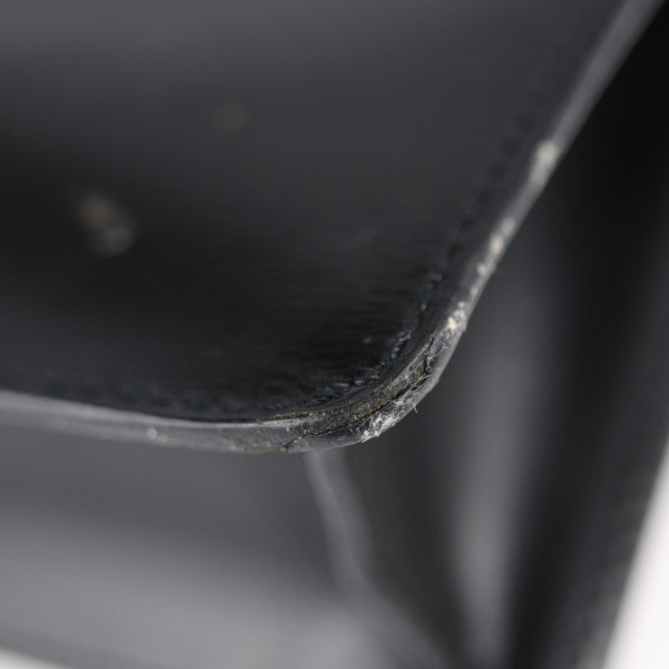 CARTIER カルティエ パシャ ビジネスバッグ - カーフレザー ブラック シルバー金具 ブリーフケース 書類鞄