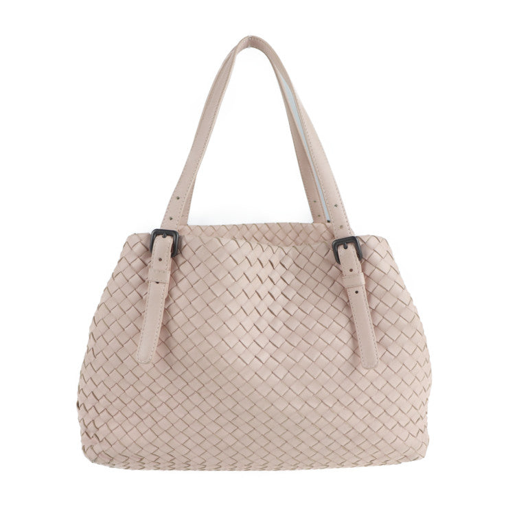 BOTTEGAVENETA ボッテガヴェネタ ナッパ ミディアム チェスタバッグ イントレチャート トートバッグ 337260 レザー ピンク
