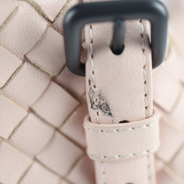BOTTEGAVENETA ボッテガヴェネタ ナッパ ミディアム チェスタバッグ イントレチャート トートバッグ 337260 レザー ピンク