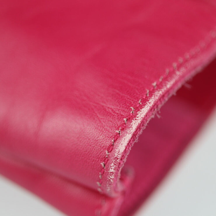 SAINT LAURENT PARIS サンローランパリ ヴォーリセ トートバッグ 314252 レザー スウェード フューシャピンク系 ポーチ付き リバーシブルトート スエード