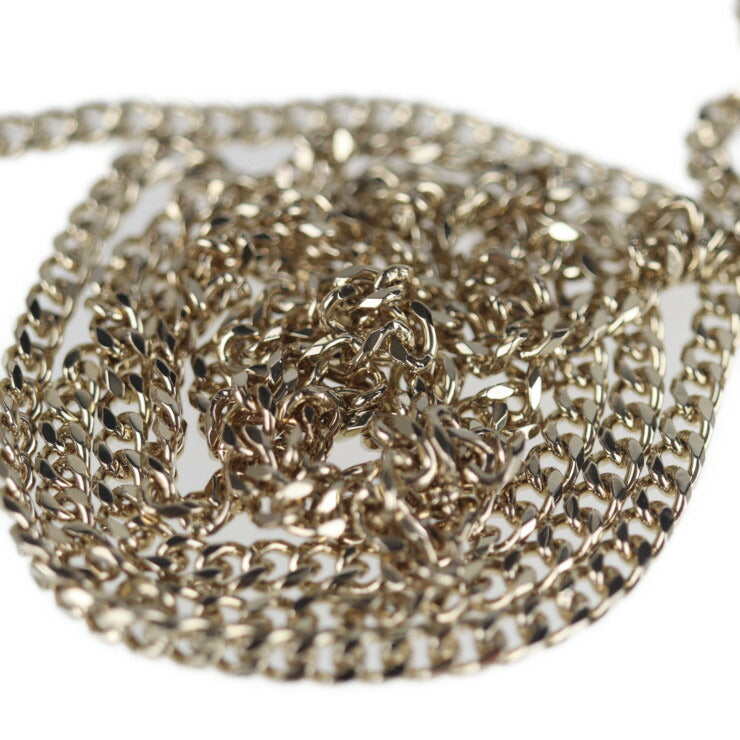 超美品 JIMMY CHOO ジミーチュウ セレステ クラッチバッグ 183 CELESTE キャンバス ピンクベージュ系 ゴールド金具 がま口 チェーン 2WAY ショルダーバッグ パーティ