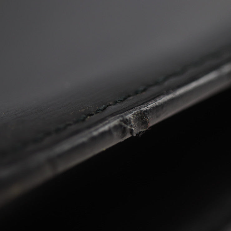 CARTIER カルティエ トラディション マストライン ビジネスバッグ レザー ブラック シルバー金具 ブリーフケース 書類鞄