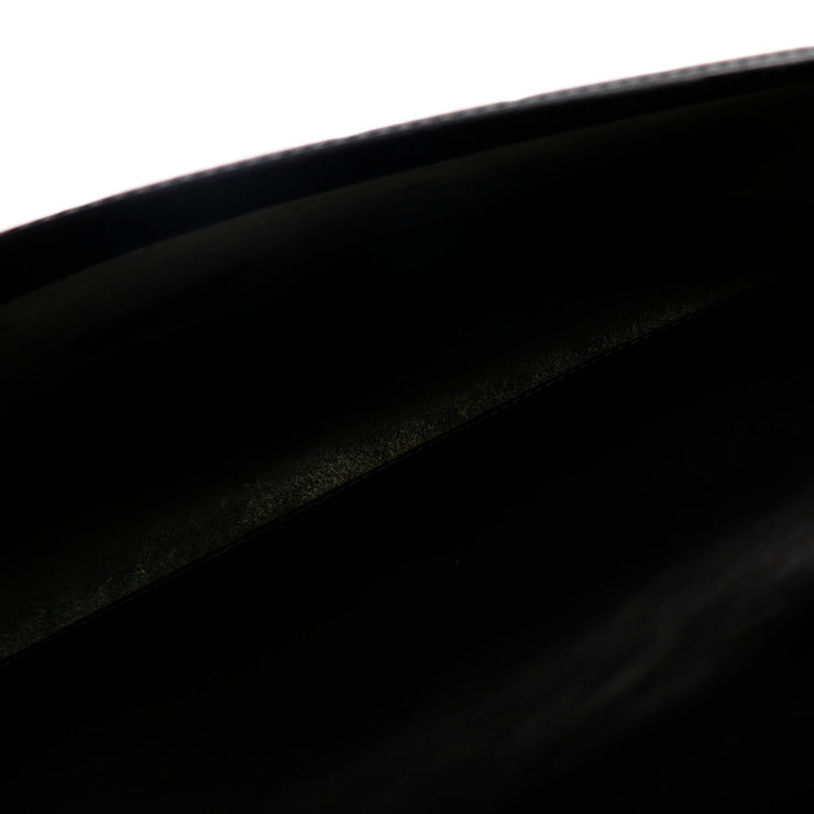 CARTIER カルティエ トラディション マストライン ビジネスバッグ レザー ブラック シルバー金具 ブリーフケース 書類鞄