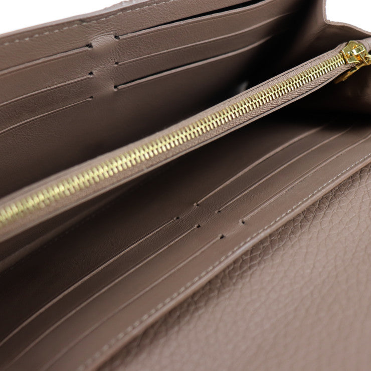 LOUIS VUITTON ルイ ヴィトン ポルトフォイユ カプシーヌ パルナセア 長財布 M62075 トリヨンレザー トープ ベージュ系 ゴールド金具 LV ロゴ ベージュ ゴールド 金具 本革 ビトン 二つ折り