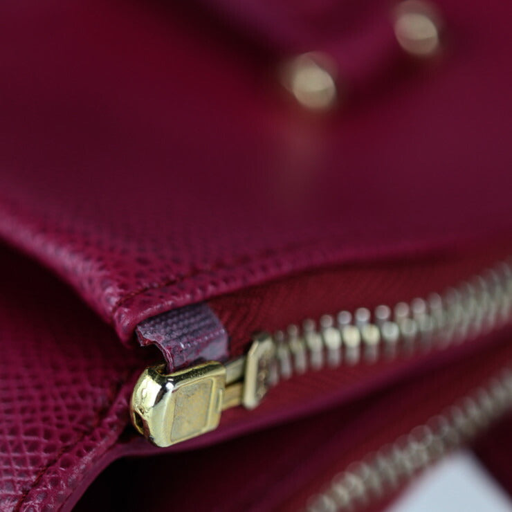 超美品 Furla フルラ LOTUS ロータス ハンドバッグ レザー ローズ系 ゴールド金具 トートバッグ ショルダーバッグ