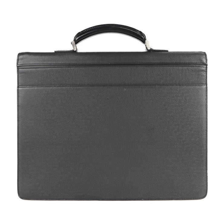 LOUIS VUITTON ルイ ヴィトン ロブスト１ タイガ ビジネスバッグ M31052 レザー アルドワーズ ブラック系 シルバー金具 ブリーフケース ビトン