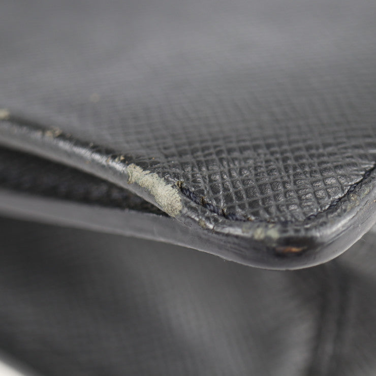 LOUIS VUITTON ルイ ヴィトン ロブスト１ タイガ ビジネスバッグ M31052 レザー アルドワーズ ブラック系 シルバー金具 ブリーフケース ビトン