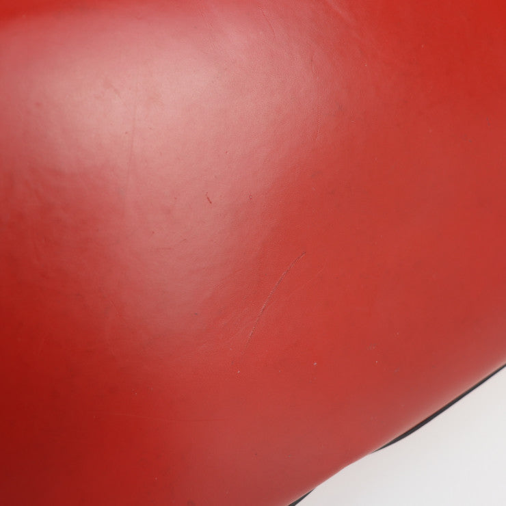 美品 LOUIS VUITTON ルイ ヴィトン ネオノエ エピ ハンドバッグ M54365 レザー コクリコ レッド系 ブルー シルバー金具 2WAY ショルダー バイカラー ビトン 赤系