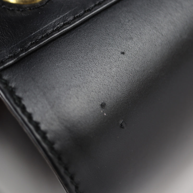 Salvatore Ferragamo サルヴァトーレ フェラガモ バッグ ショルダーバッグ 21 5639 レザー ブラック ゴールド金具 ハイヒールモチーフ金具