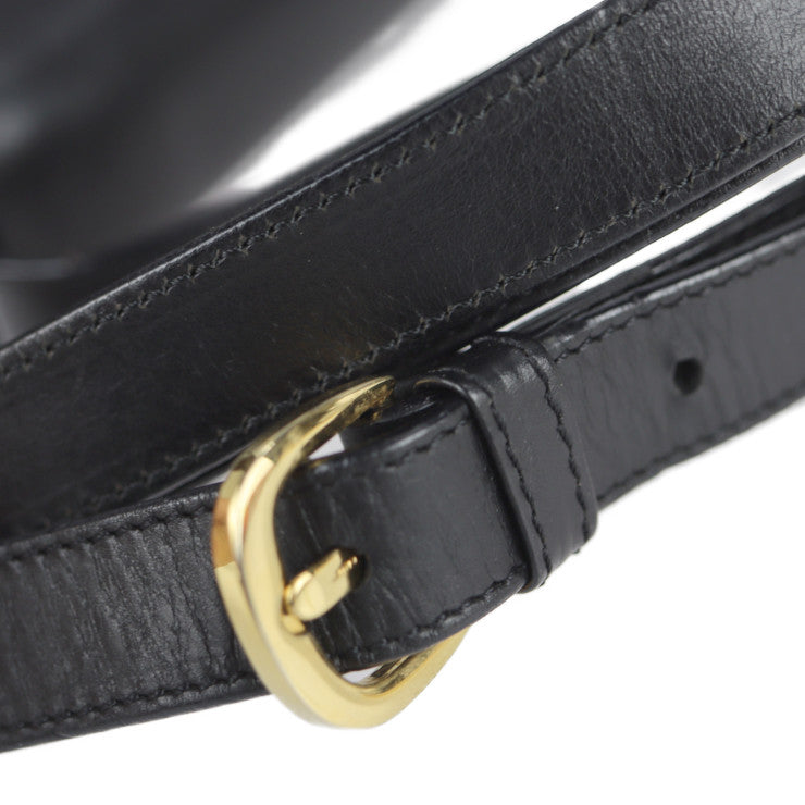 Salvatore Ferragamo サルヴァトーレ フェラガモ バッグ ショルダーバッグ 21 5639 レザー ブラック ゴールド金具 ハイヒールモチーフ金具