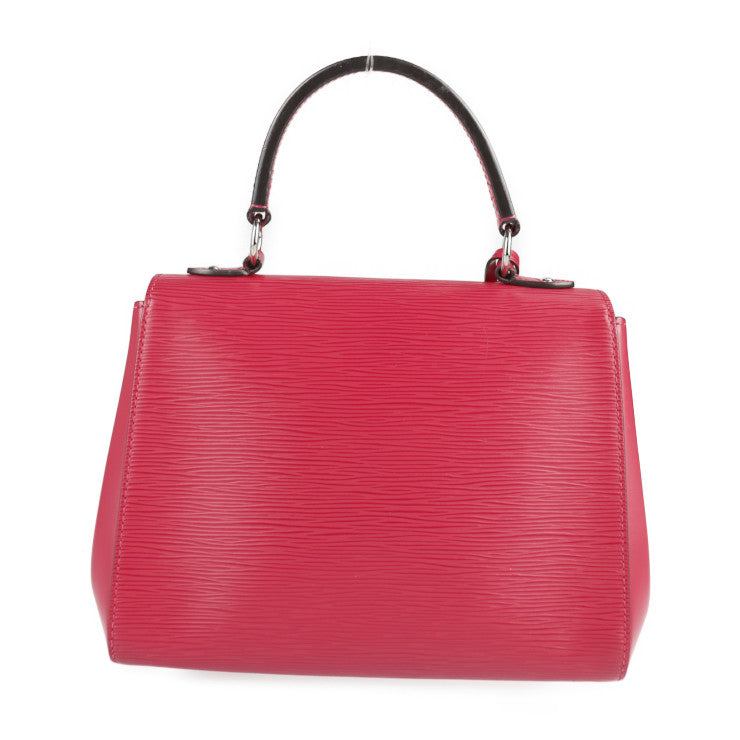 美品 LOUIS VUITTON ルイ ヴィトン クリュニーBB エピ ハンドバッグ M42051 レザー ホットピンク 2WAY ショルダーバッグ トートバッグ ショッピングバッグ ビトン