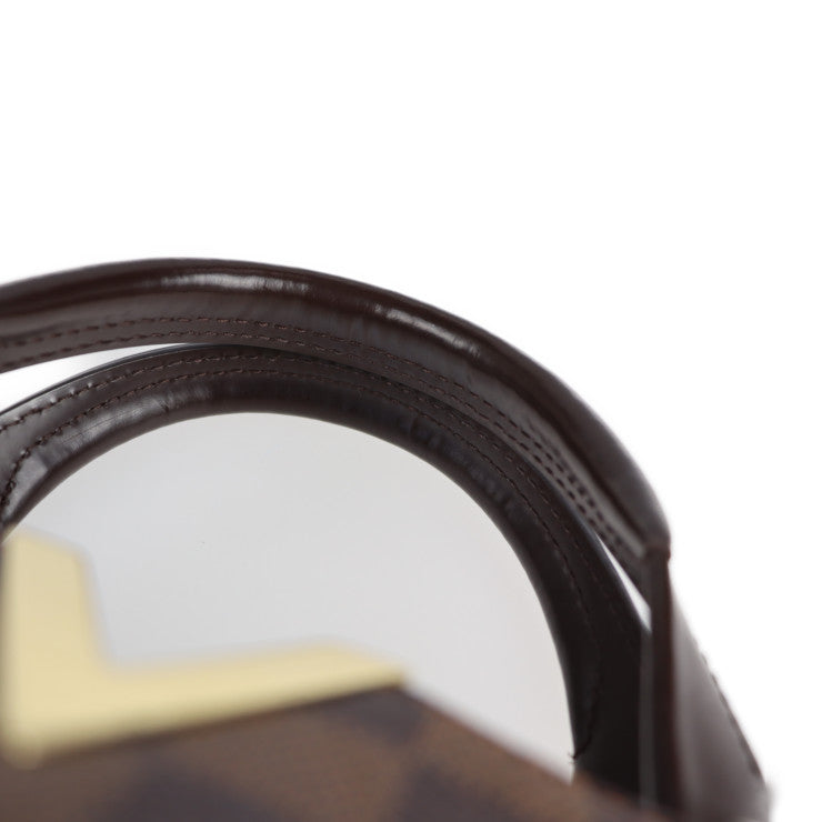 LOUIS VUITTON ルイ ヴィトン ケンジントン ボーリング ダミエ ハンドバッグ N41505 PVC レザー エベヌ ブラウン ゴールド金具 ビトン