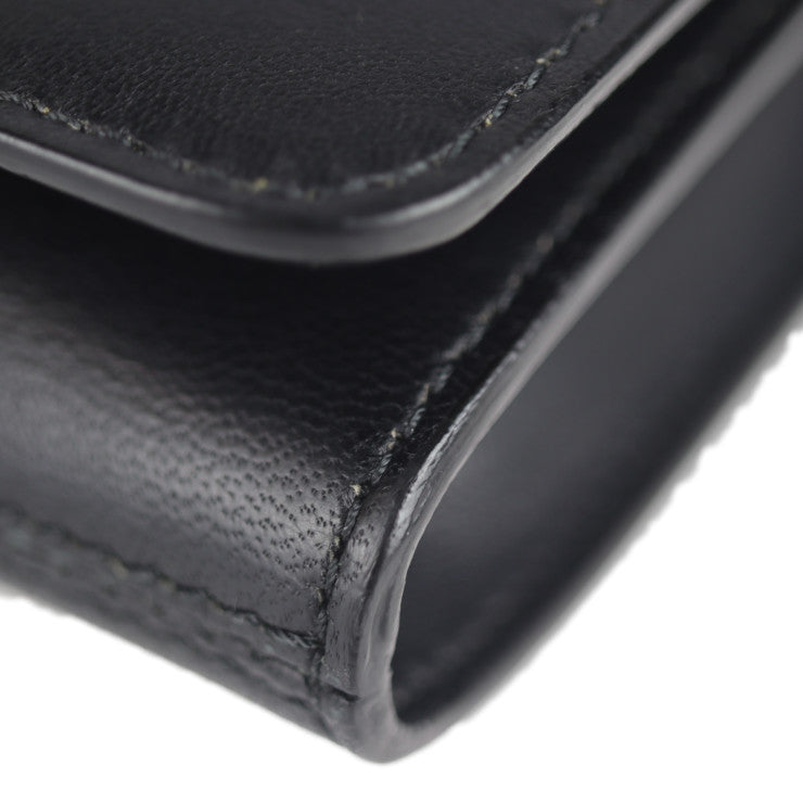 超美品 JIMMY CHOO ジミーチュウ ALARA クラッチバッグ パイソン カーフレザー ブラック ゴールド金具 リストレット セカンドバッグ