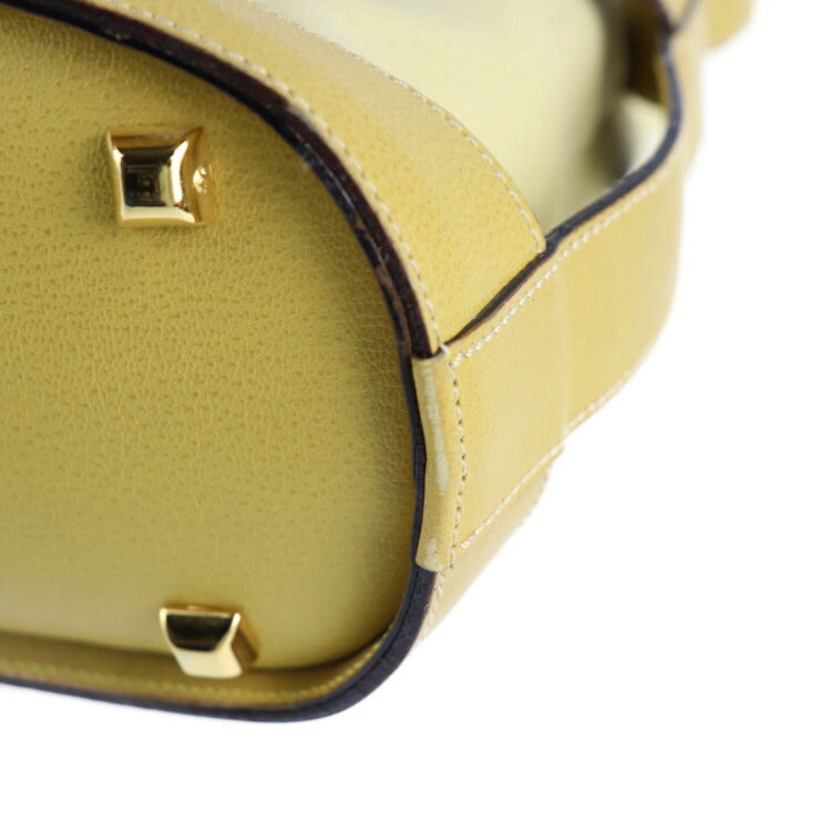 Salvatore Ferragamo サルヴァトーレ フェラガモ ショルダーバッグ トートバッグ AG 21 4229 キャンバス レザー イエロー