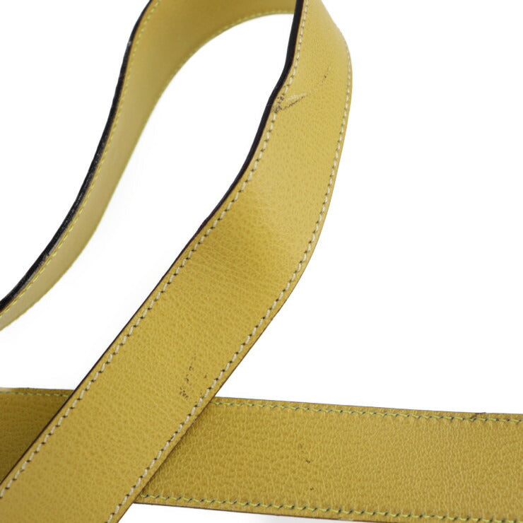 Salvatore Ferragamo サルヴァトーレ フェラガモ ショルダーバッグ トートバッグ AG 21 4229 キャンバス レザー イエロー