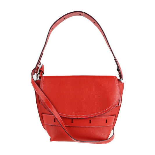 超美品 J&M Davidson ジェイアンドエムデヴィッドソン THE BELT BAG ショルダーバッグ - カーフ レッド 2WAY ハンドバッグ レザー