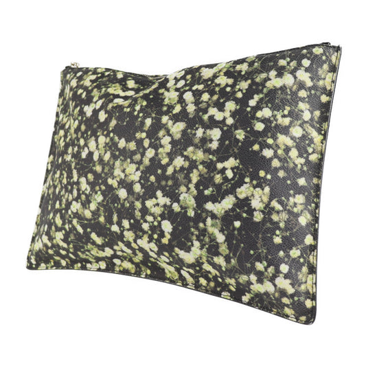 美品 GIVENCHY ジバンシィ ポーチ クラッチバッグ BC06346368 960 PVC ブラック マルチカラー セカンドバッグ フラワー 花柄プリント ジバンシー