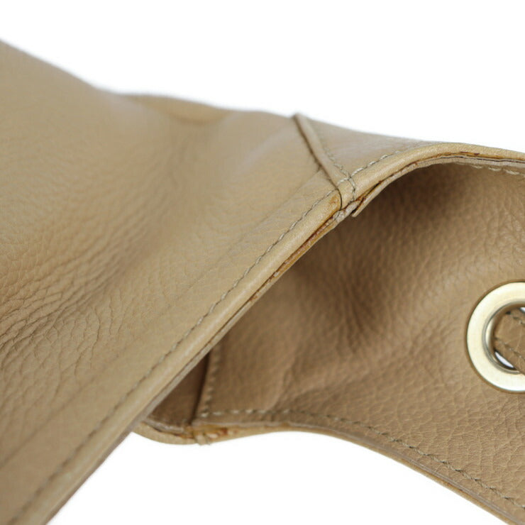 美品 JIMMY CHOO ジミーチュウ ワンショルダーバッグ ハンドバッグ レザー ベージュ系 ゴールド金具 トートバッグ