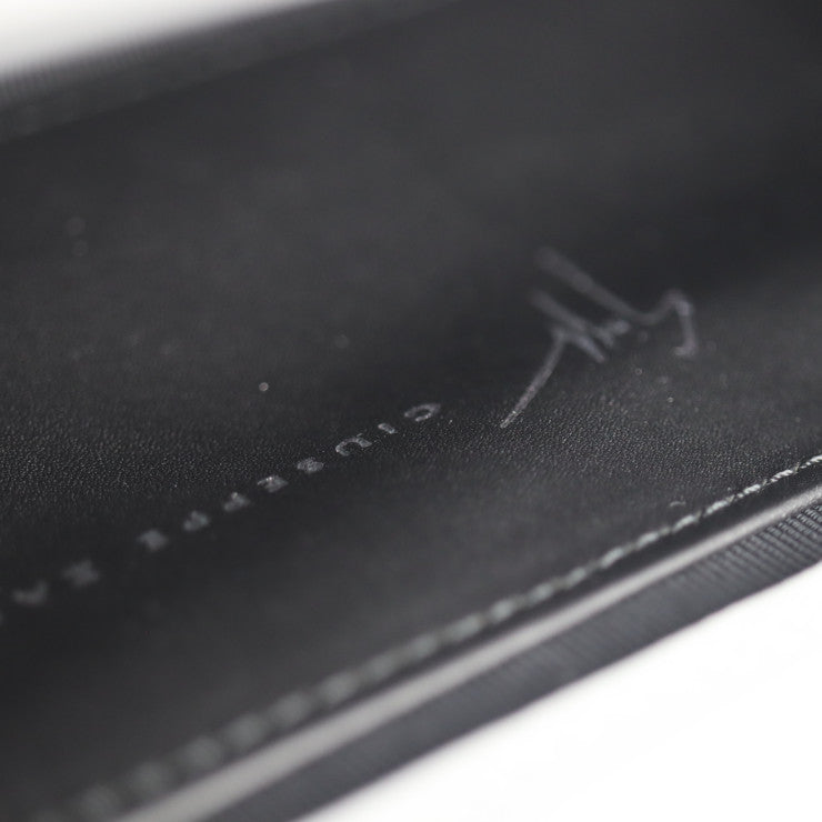 超美品 GIUSEPPE ZANOTTI ジュゼッペザノッティ 2WAY クラッチバッグ ショルダーバッグ IB80042 スウェード グレー系 シルバー金具 スタッズ チェーン スエード パーティーバッグ