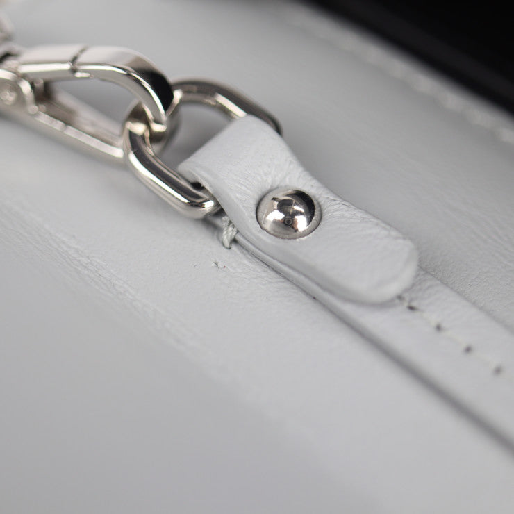 超美品 GIUSEPPE ZANOTTI ジュゼッペザノッティ 2WAY クラッチバッグ ショルダーバッグ IB80042 スウェード グレー系 シルバー金具 スタッズ チェーン スエード パーティーバッグ