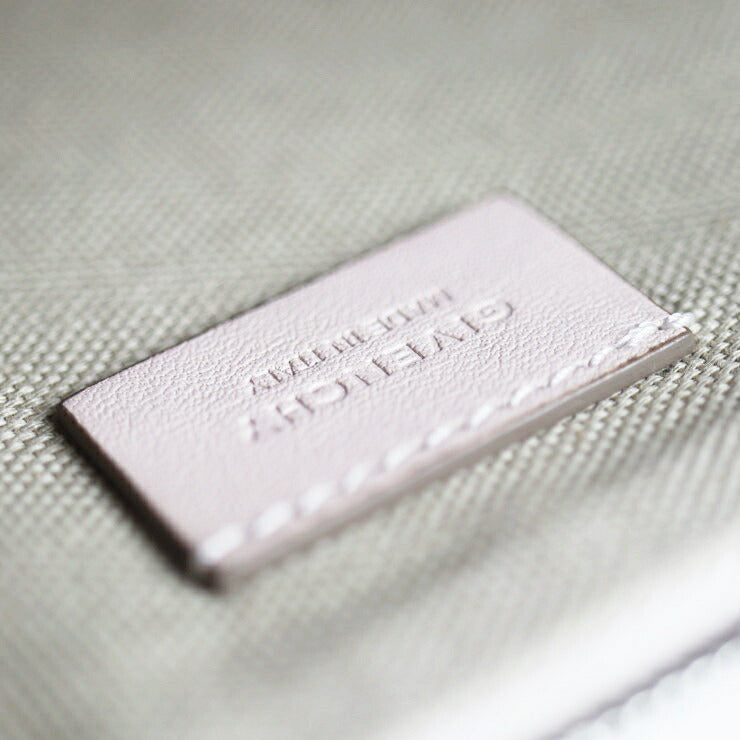 超美品 GIVENCHY ジバンシィ ANTIGONA POUCH L アンティゴナ ポーチL セカンドバッグ レザー ピンクベージュ系 シルバー金具 スタッズ クラッチバッグ