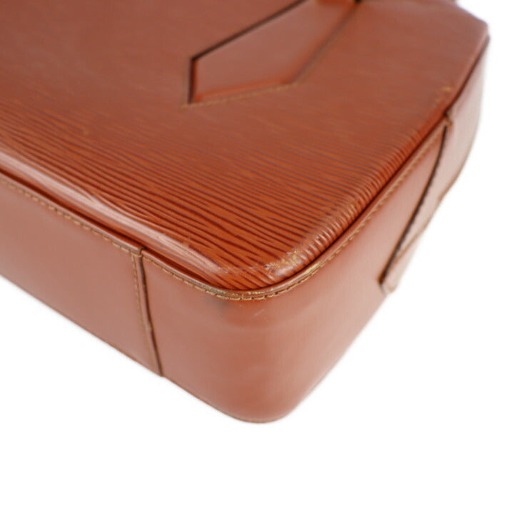 LOUIS VUITTON ルイ ヴィトン ヴォルテール エピ ショルダーバッグ M52433 レザー ケニアブラウン ショッピングバッグ ビトン