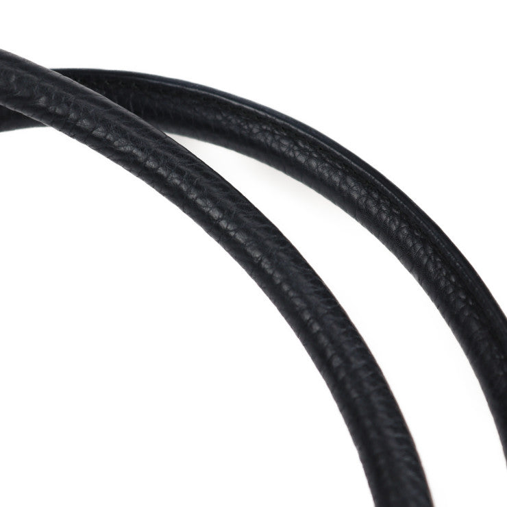 美品 Salvatore Ferragamo サルヴァトーレ フェラガモ ガンチーニ ハンドバッグ 21 6880 レザー ブラック シルバー金具 ショルダーバッグ