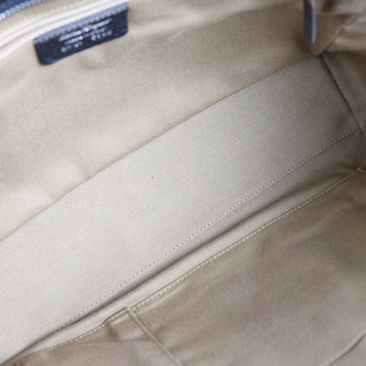 美品 Salvatore Ferragamo サルヴァトーレ フェラガモ ガンチーニ ハンドバッグ 21 6880 レザー ブラック シルバー金具 ショルダーバッグ