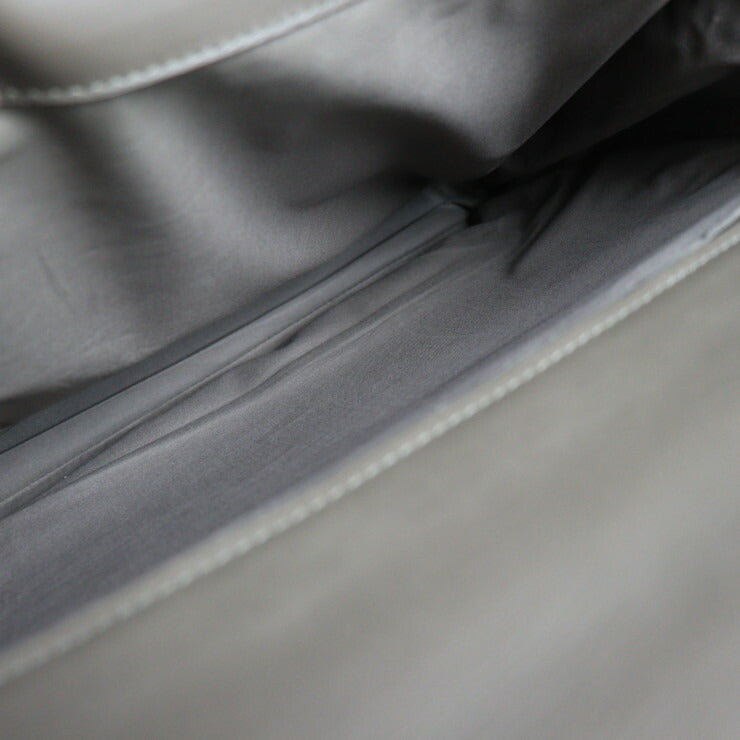 BOTTEGAVENETA ボッテガヴェネタ イントレチャート ビジネスバッグ 170238 レザー グレー ブリーフケース フラップ