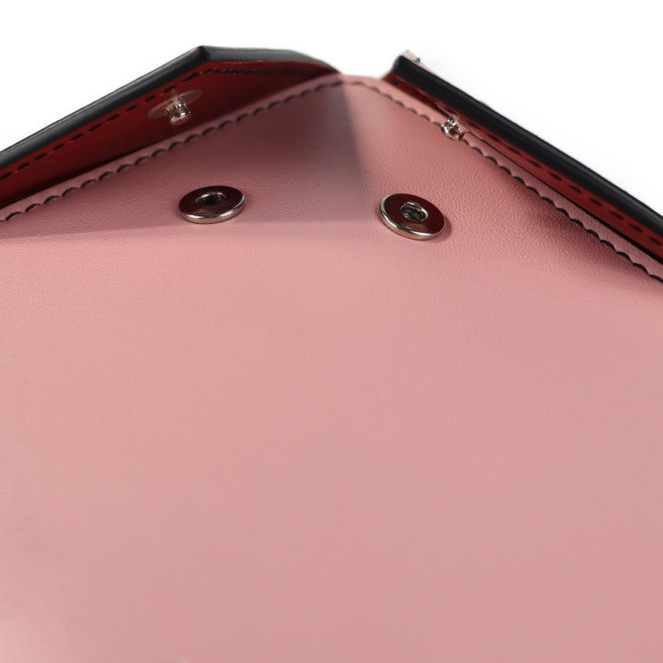 新品未使用展示品 Alexander McQueen アレキサンダーマックイーン ラウンドジップ ウォレット 長財布 554214 レザー ピンク ベージュ シルバー金具 ラウンドファスナー